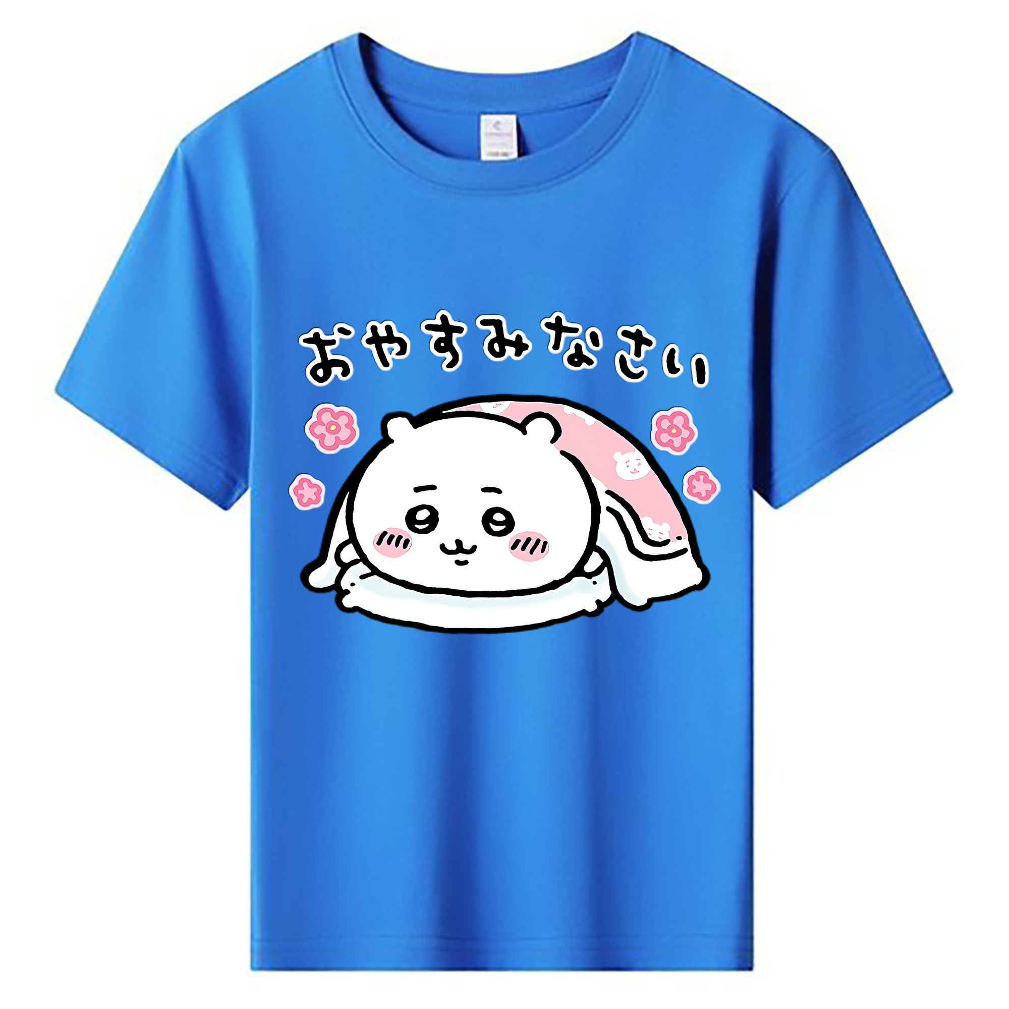 （画像用） ちいかわ ちいかわ Chii-kawa chiikawa 綿100％キッズTシャツ（フロントプリント）